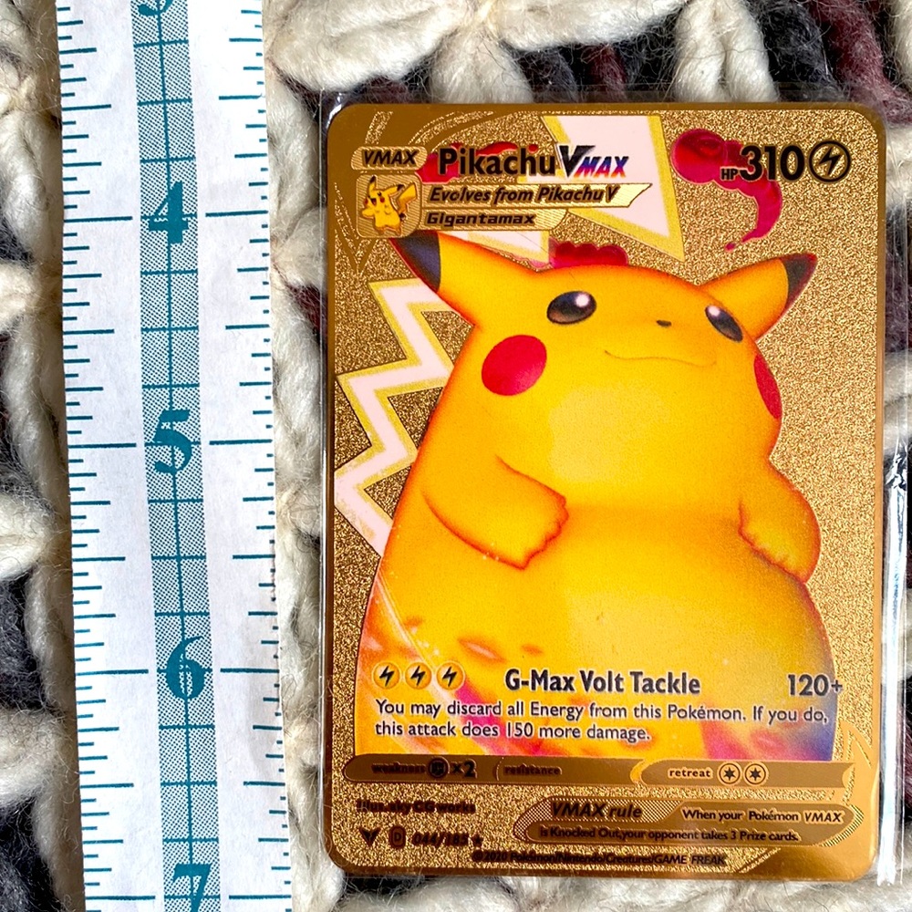 Metal Pokemon Card
